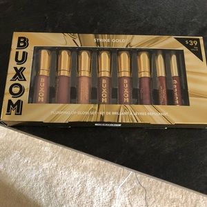 Buxom Strike Gold Plumping Lip Gloss set *NEW*